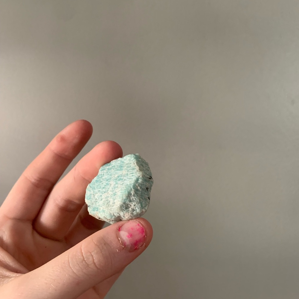 Genuine amazonite boho healing hippie crystal